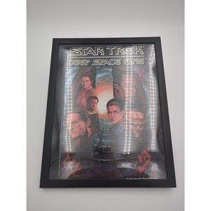 Star Trek Deep Space Nine 1993 Malibu Comics Promo Poster 10x13 Framed VTG